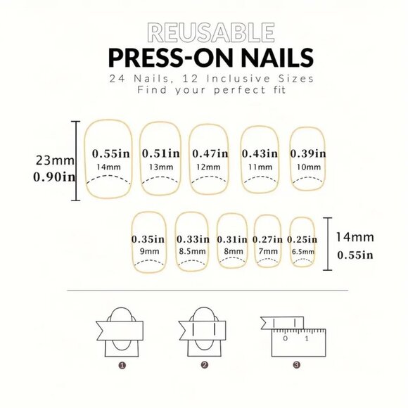 Nails Pink Glitter Heart Press On Style 24 Fake Glam Trendy Stylish Reusable - Picture 4 of 5